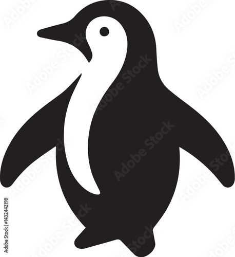 Simple penguin vector