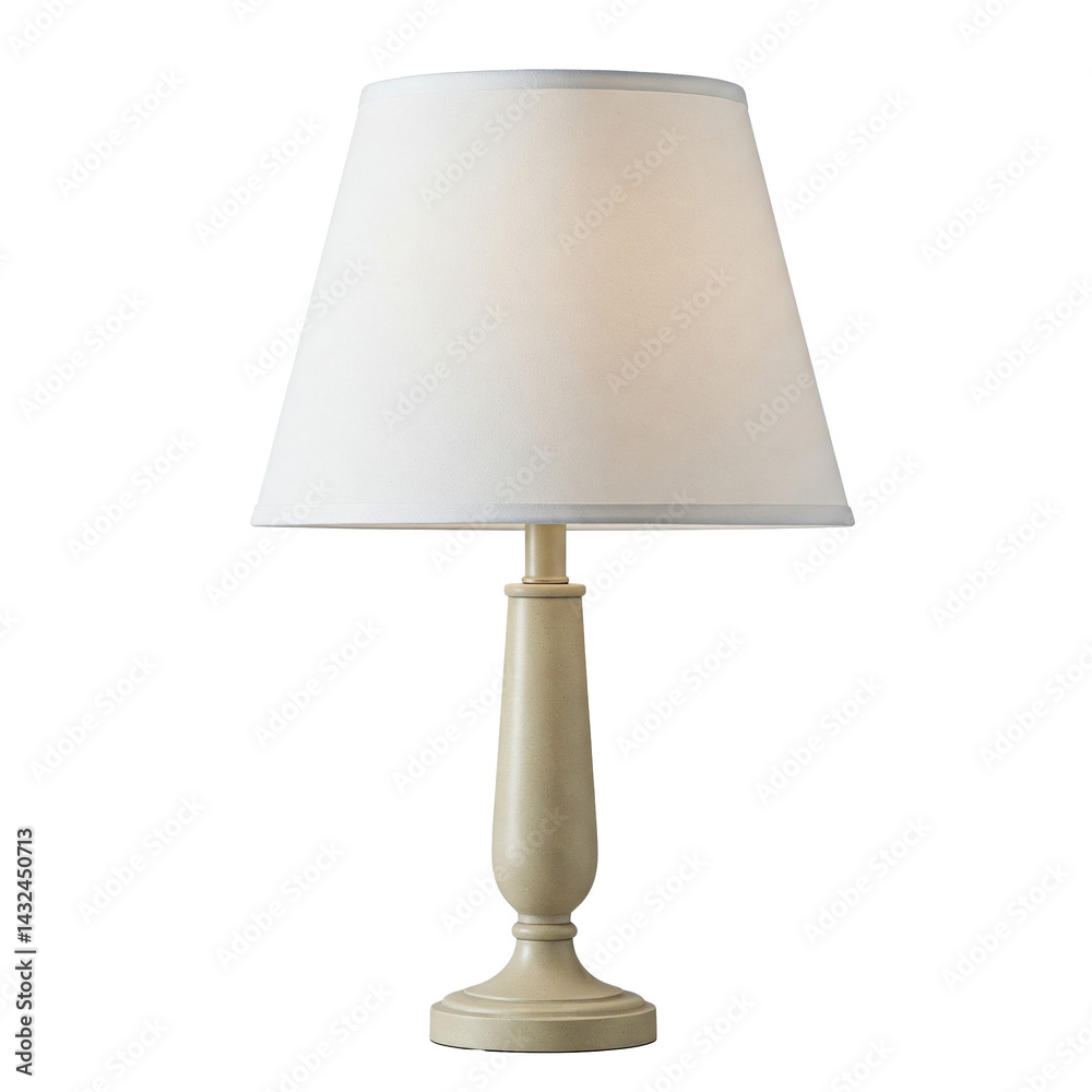Fototapeta premium table lamp isolated on white