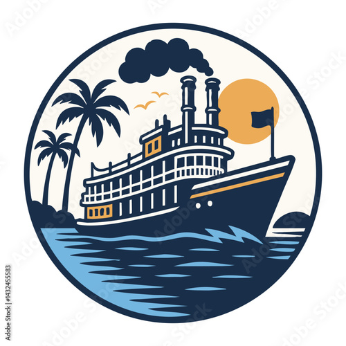 Vintage Riverboat 