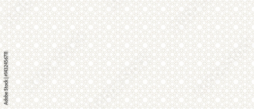 Seamless Geometric Pattern Authentic Arabian Style