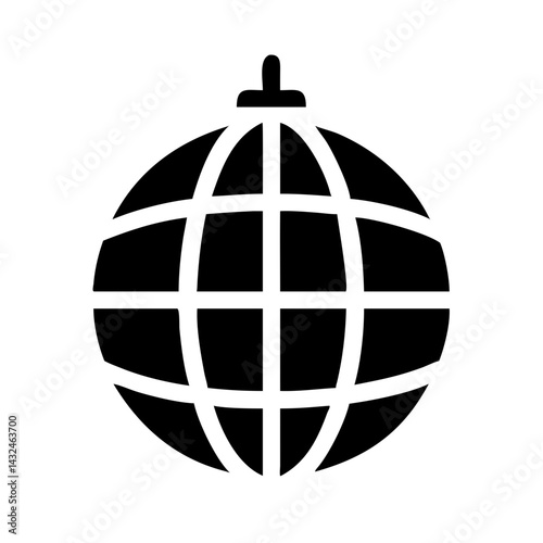 Disco Ball Spinning Icon Design