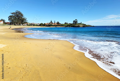 Wallpaper Mural Isla Beach, Asturias, tourist destination, photo in April, Torontodigital.ca