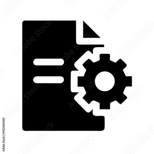 File Settings and Configuration Icon Design
