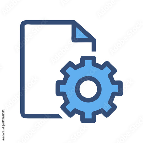 File Settings and Configuration Icon Design