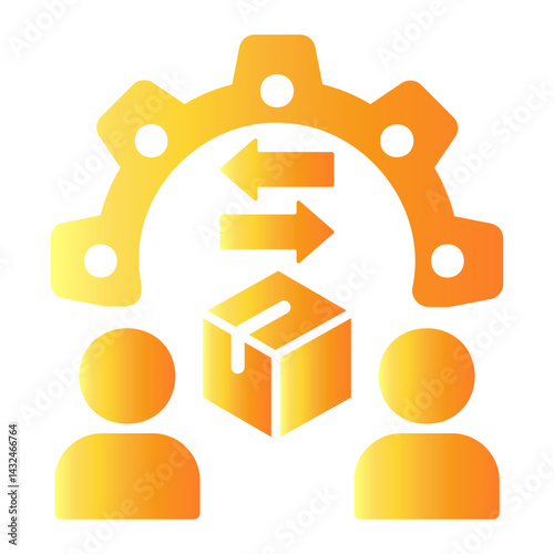box Gradient icon