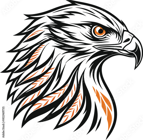 head of eagle