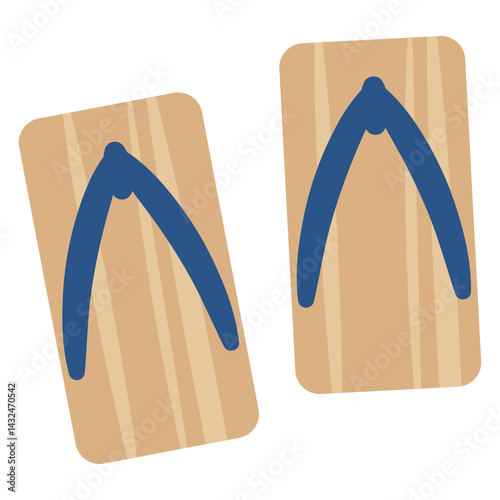 下駄のイラスト