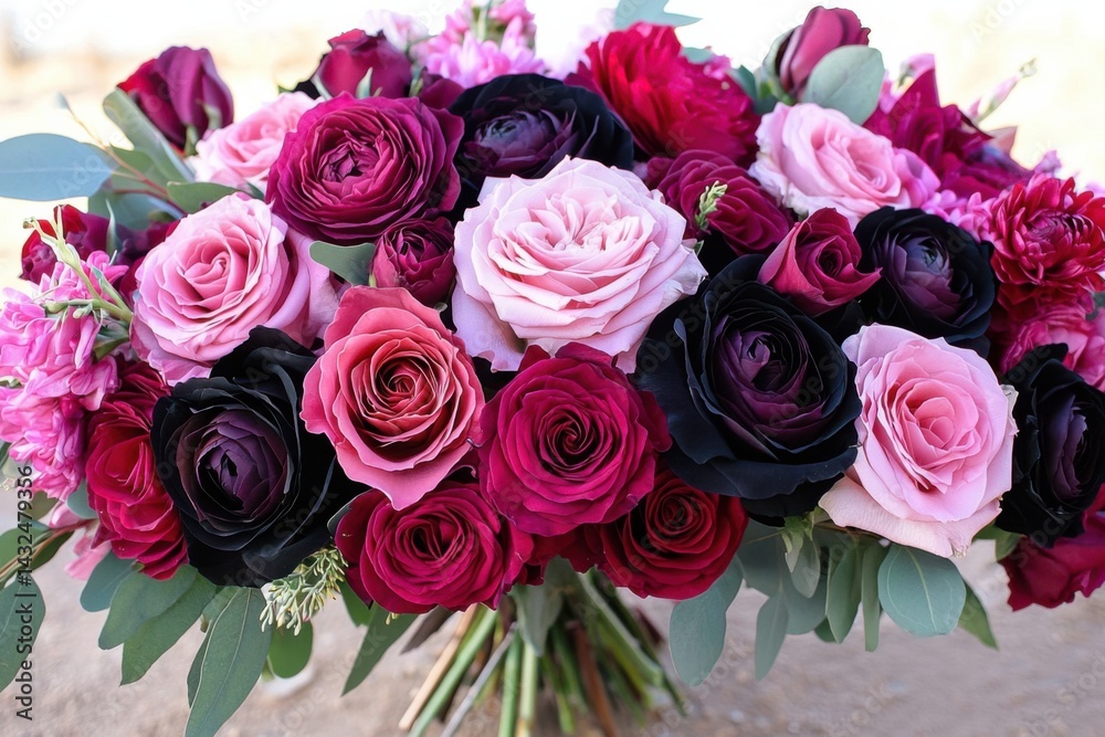 Naklejka premium Wedding colors, stylish palettes, elegant themes.