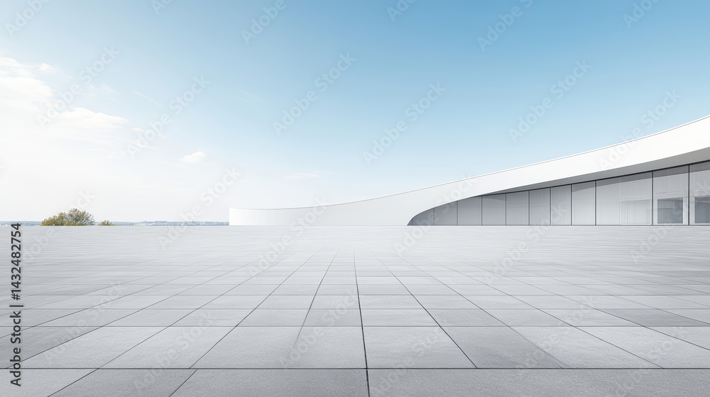 Fototapeta premium Minimalist Future Space