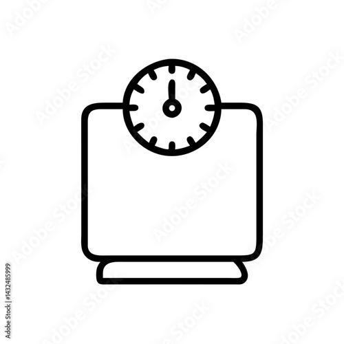Weighing Scale for Diet Icon Design