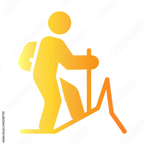 trekking Gradient icon