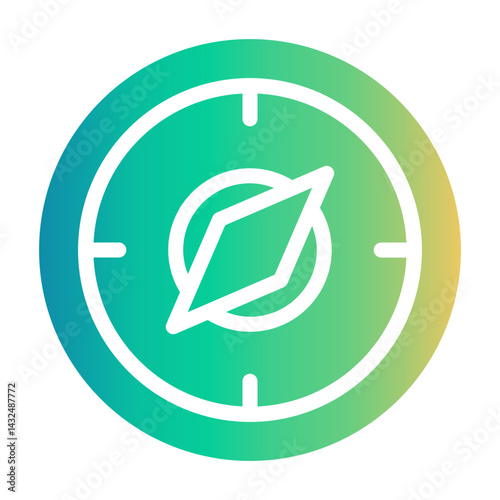 compass Gradient icon