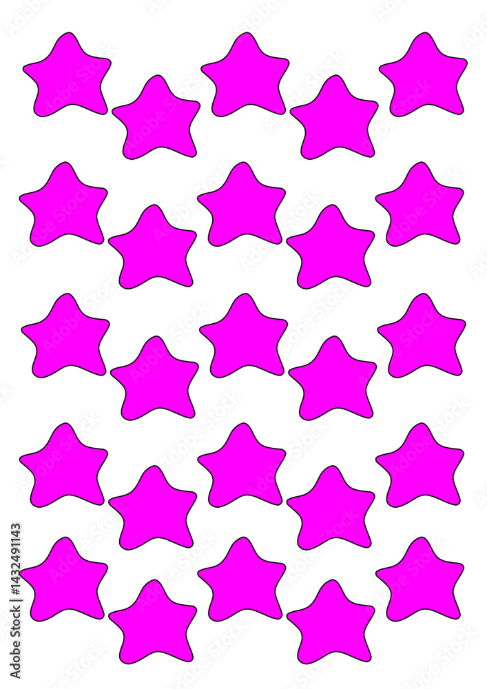 seamless pattern with pink stars vector seamless pattern with pink stars vector
