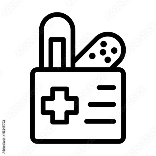 bandage Line Icon