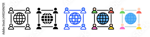 Outsourcing Icon Collection With Multiple Styles