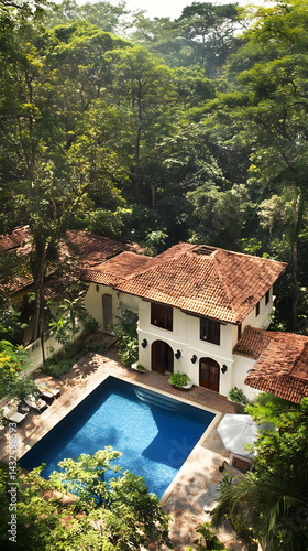 Tropical House Poolside Escape