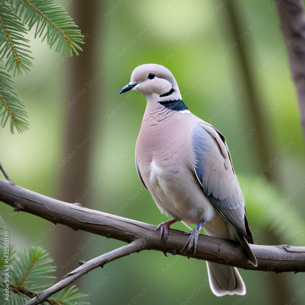 Fototapeta premium blue winged blackbird
