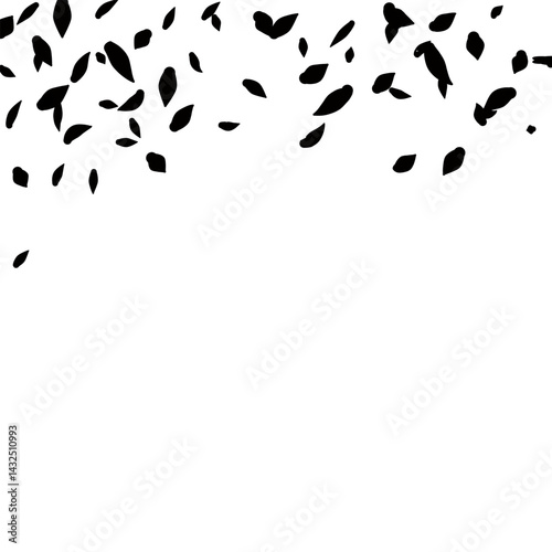 falling leaves silhouette background design