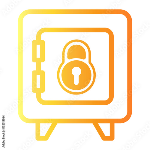 storage Line Gradient Icon