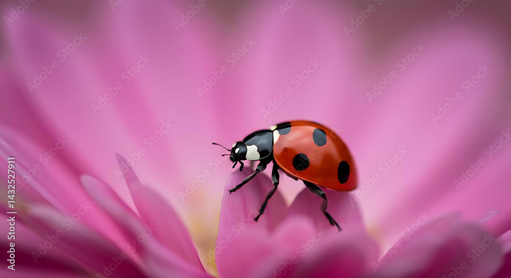 ladybird on a flower ladybird on a flower