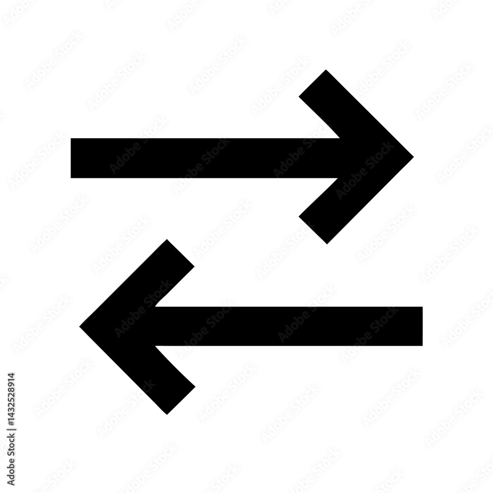 Transfer Icon Vector Illustration Transfer Icon Vector Illustration