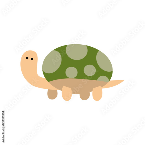 cute cartoon turtle illustration