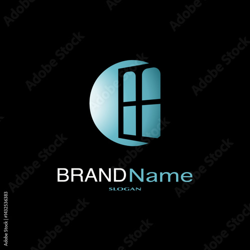 This logo features a stylized open door set against a glowing blue circular background, symbolizing opportunity, openness, and new beginnings. The door design is clean and modern, giving a sense of in