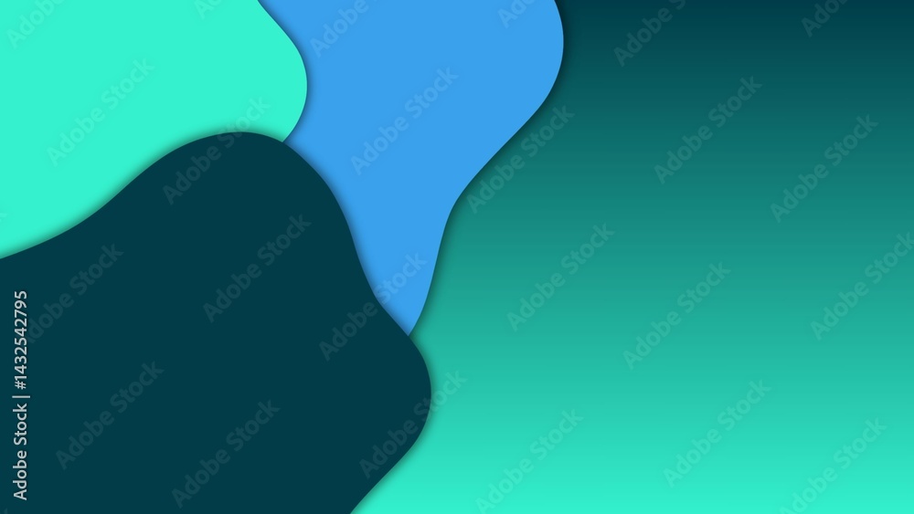 Soft pastel abstract background with fluid wave shapes and subtle shadows. Minimal and elegant design, perfect for presentations, posters, or social media.