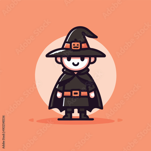 vector image of people wearing halloween costumes