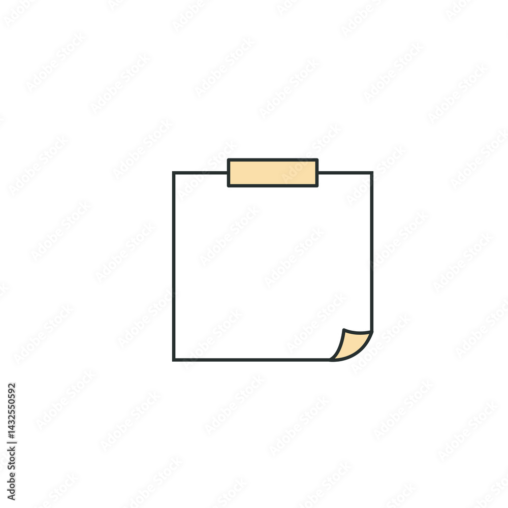 Note Icon Minimalist Vector Design Note Icon Minimalist Vector Design