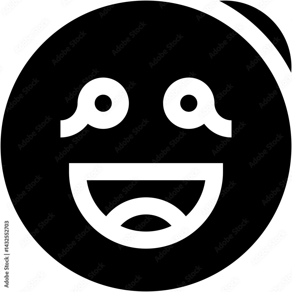 Vector Icon girl, emoji, emotion, smiley, feelings Vector Icon girl, emoji, emotion, smiley, feelings