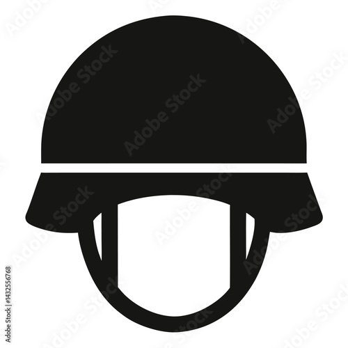 army helmet warfare icon