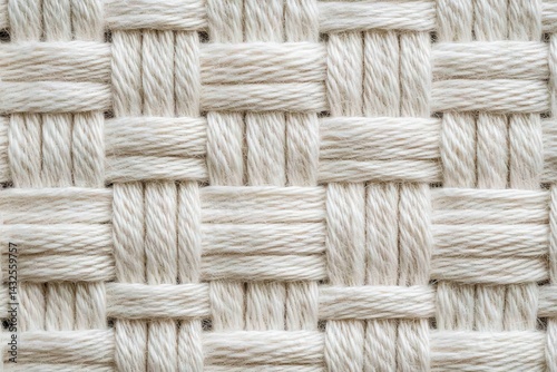 Close-up view of a textured woven fabric pattern.