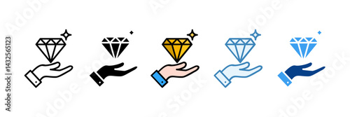 Value  Icon Set Multiple Style Collection