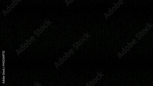 Wallpaper Mural Digital rain animation with green dots falling at variable speeds on black background, inspired by Matrix code aesthetic. This 4K animation features subtle horizontal waves and brightness variations f Torontodigital.ca