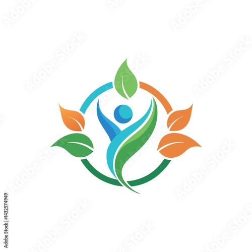 Wellness And Health logo Design