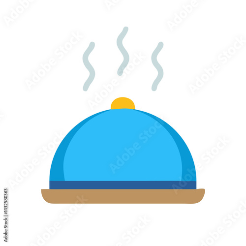 Hot Dish Vector Illustration for Menu and Cookbook