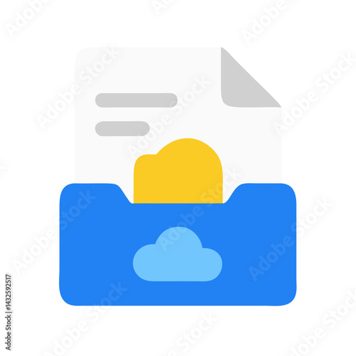 Cloud storage data folder, data security and management