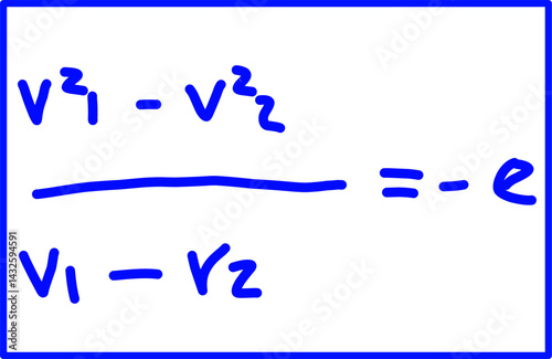 impulse momentum and collision, physics formula Collision of partially elastic objects