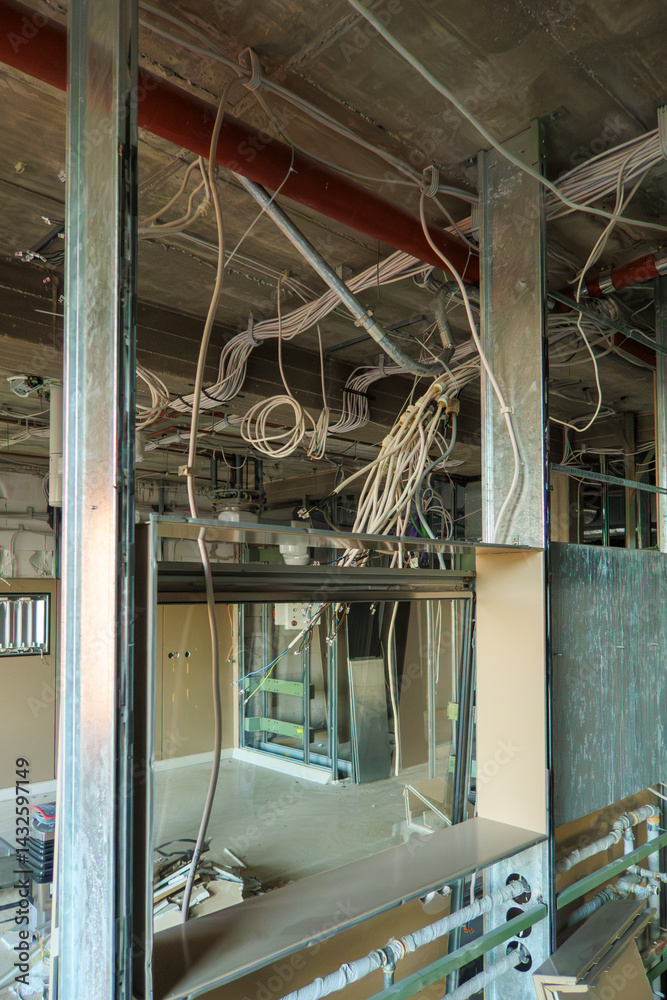 An old operating suite was completely gutted in order to rebuild it