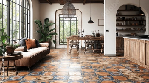 Spanish Ceramic Tile Collection for Traditional Design Projects. photo