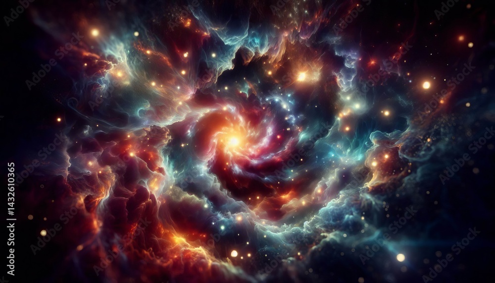 Fototapeta premium CosmicQuantum Phenomena