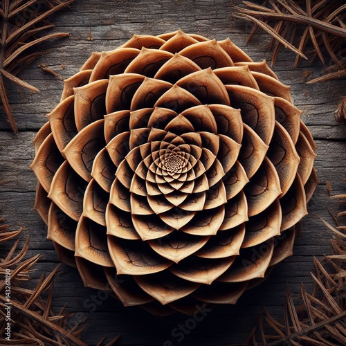 Pinecone Patterns – Fibonacci sequence in nature