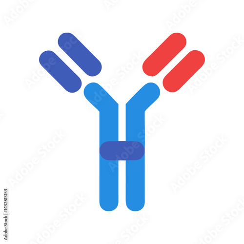 Antibody Illustration: Immunity, Defense, and Biomedical Healthcare