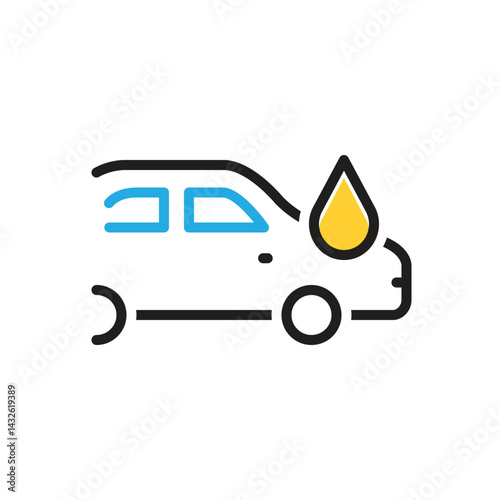 Multi color icon for given