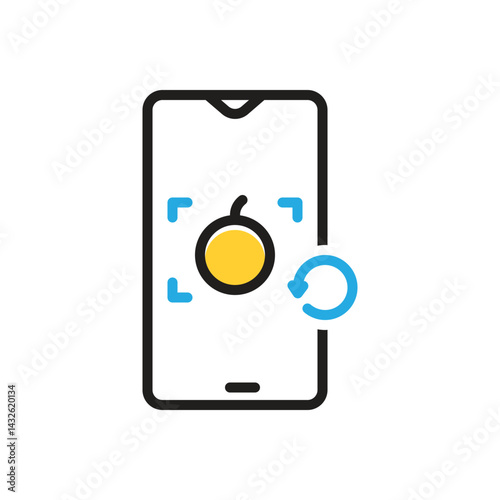 Multi color icon for recently