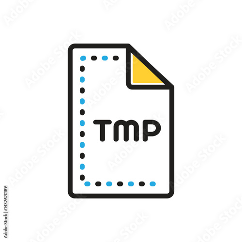 Multi color icon for temporary