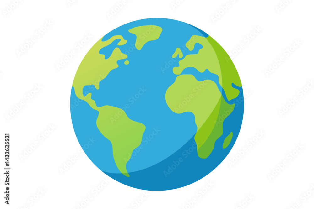 Naklejka premium earth globe vector illustration
