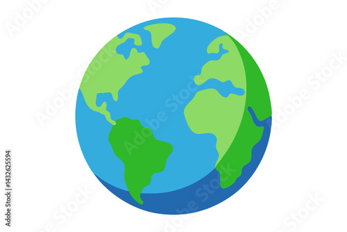 earth globe vector illustration