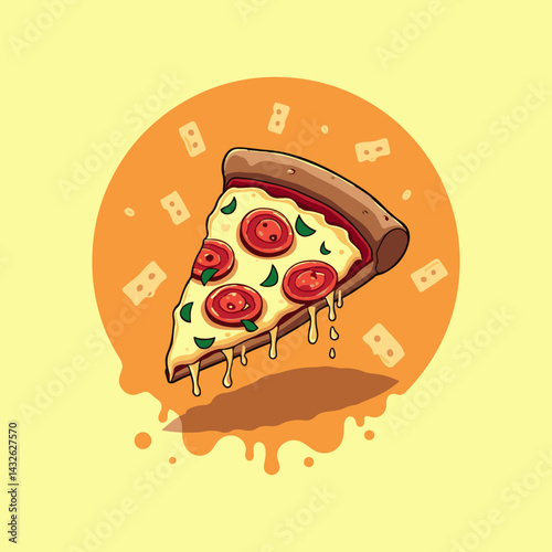 Pizza pices Vector (Editable)